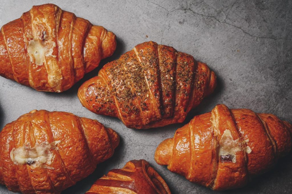 Croissants baked at THiRD